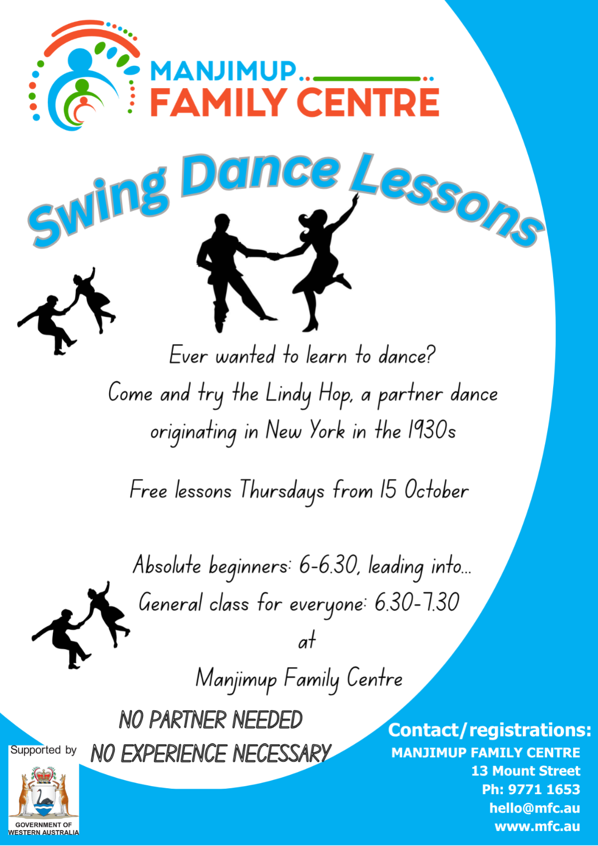 Swing dance lessons